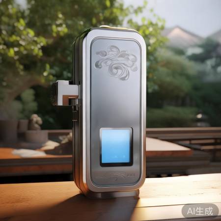 智能锁稳定美观，融合茶文化