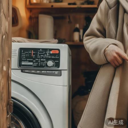 羊毛绒大衣清洗技巧：洗衣机洗涤指南