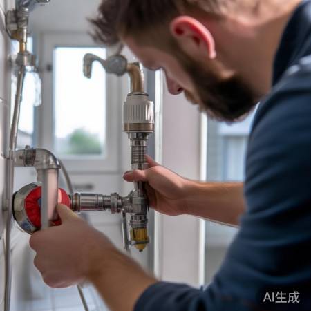 管道连接，细致无漏气