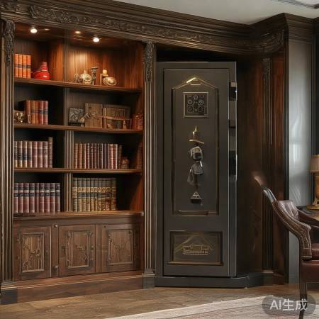 保险柜遮挡技巧：美观实用两不误