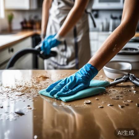 清理异常物品，分类处理