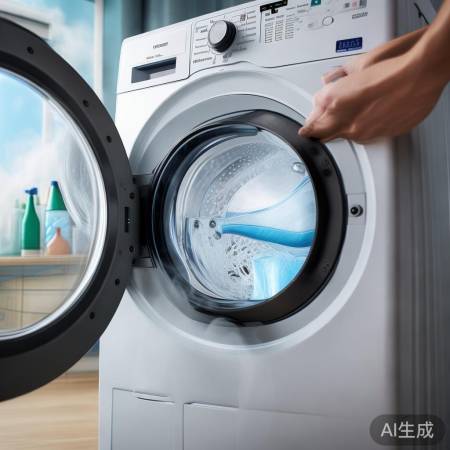 “洗衣机定期用白醋清洗”