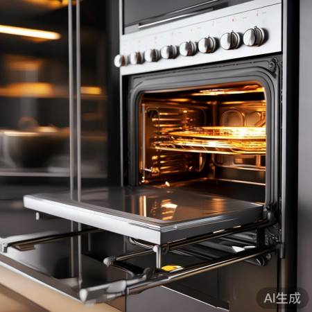 集成灶蒸箱已预热