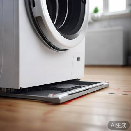 洗衣机调至水平