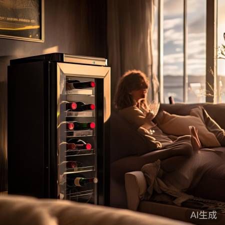 不锈钢挂壁式红酒柜：家居时尚新宠，尽享醇香生活