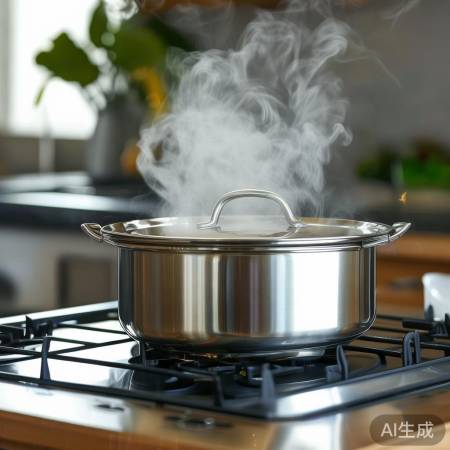 燃气灶专用蒸锅316不锈钢材质，烹饪更健康