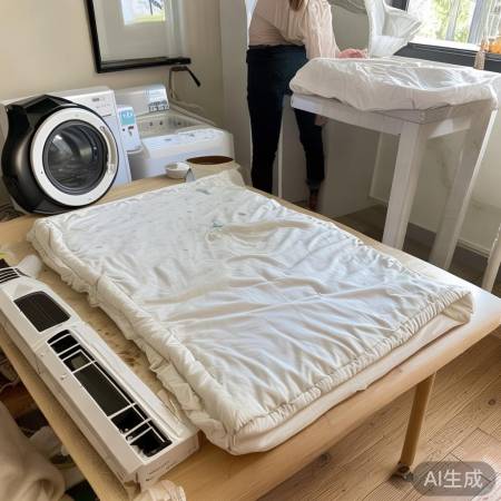 空调被是否可以直接用洗衣机清洗？