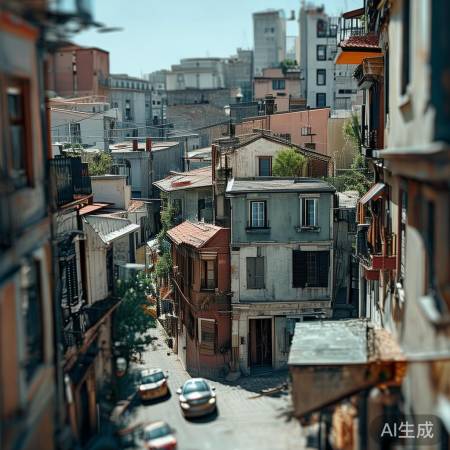 无人机高清视角：电视背景下的独特风景展示