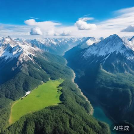 无人机高清视角：电视背景下的独特风景展示