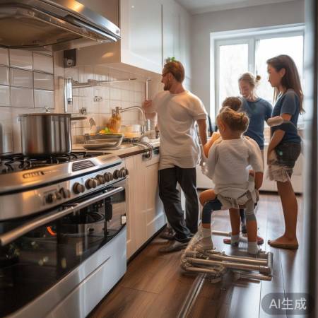 天然气管道与燃气灶的近距布局优势