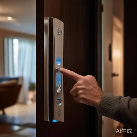 指纹锁轻松新录指纹，一步到位安全升级