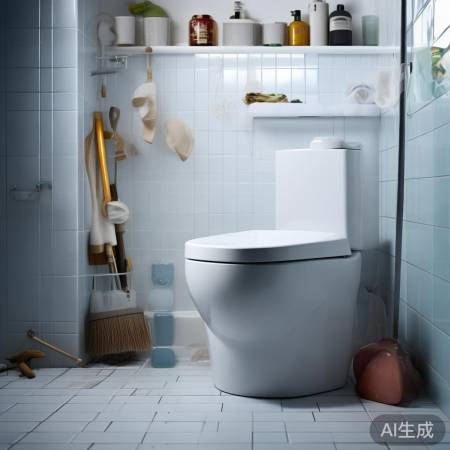 保持马桶清洁，通风整齐