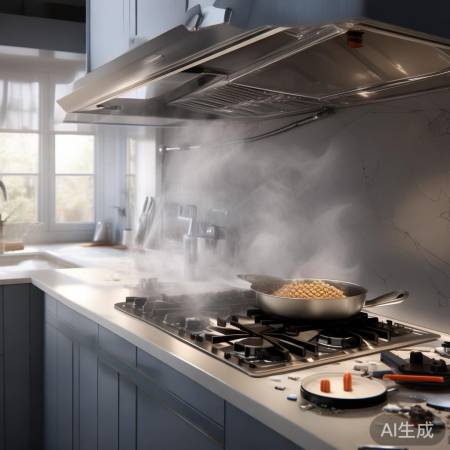 油烟机升级，油网需及时清理