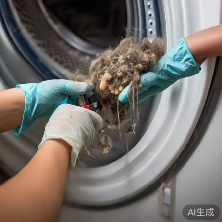 洗衣机下水管清理