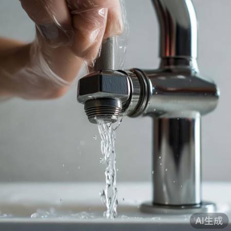 旋转阀门至咔哒声