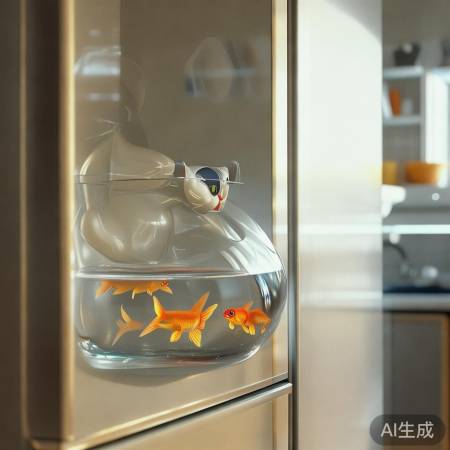 冰箱宜简洁,吉祥物可添。