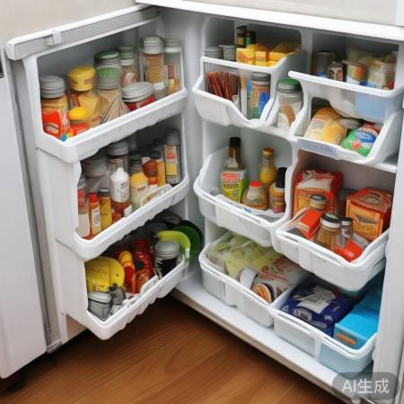 冰箱角落巧利用