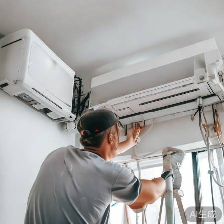 安装室内机，固定稳固