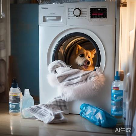 松下洗衣机维服专线预约教导#小洗衣机宠物衣服清洗攻略：轻松洗净爱宠衣物