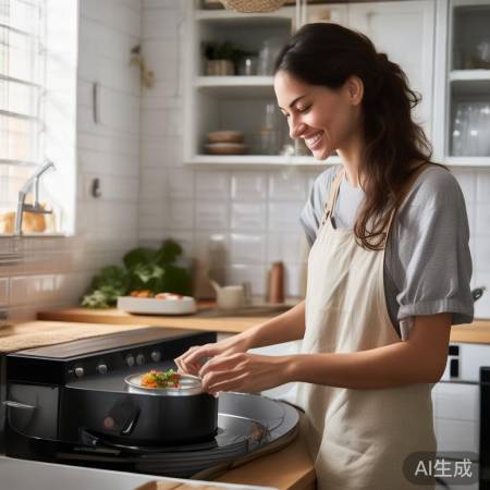 雅士林集成灶：油烟少，操作易，