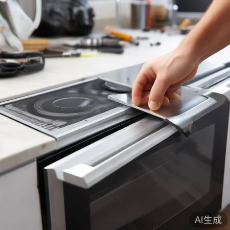 集成灶面板拆卸，轻拿轻放