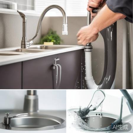 检查洗衣机排水管，防堵塞