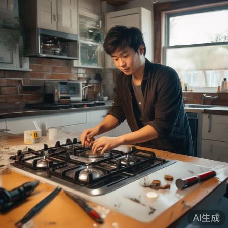 光芒燃气灶维修电话上门解说:方太燃气灶零件拆装步骤详解