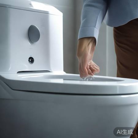 掌握冲水时机，减少溅水