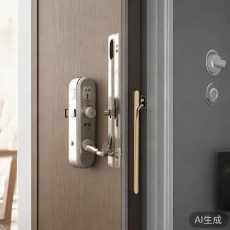 指纹锁钩增加防护，非绝对安全