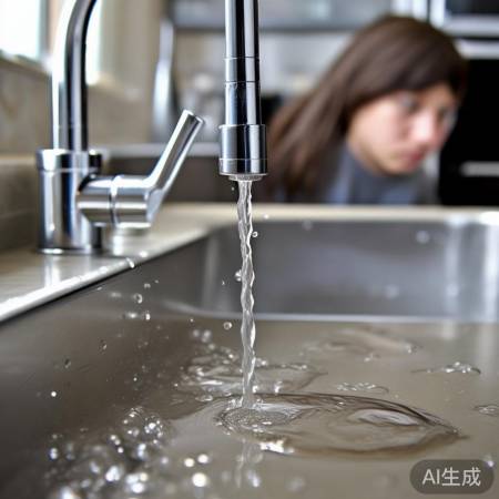 热水器漏水，隐患大！
