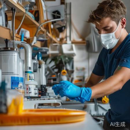 空调清洁工具准备齐全
