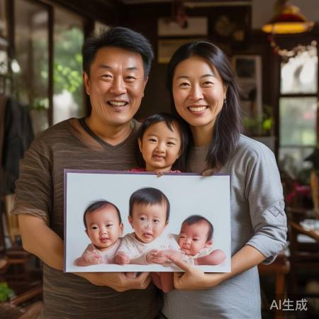河南夫妻喜提三胞胎闺女，二胎奇迹引关注！