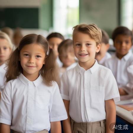“选纯棉校服,护孩子健康”