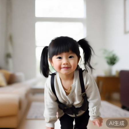 胡歌3岁女儿近照曝光，可爱萌态引网友热议