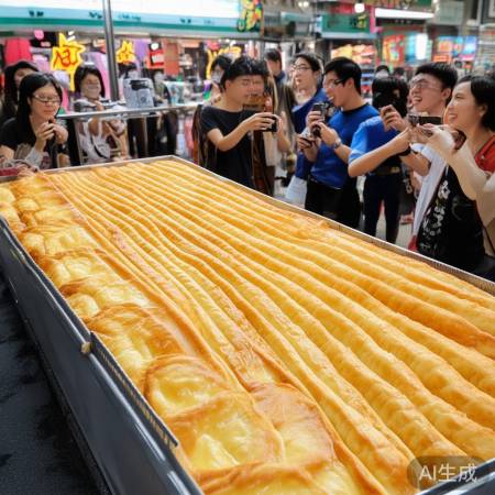鲍师傅超长蛋挞引争议：全是皮没蛋液？真相揭秘！