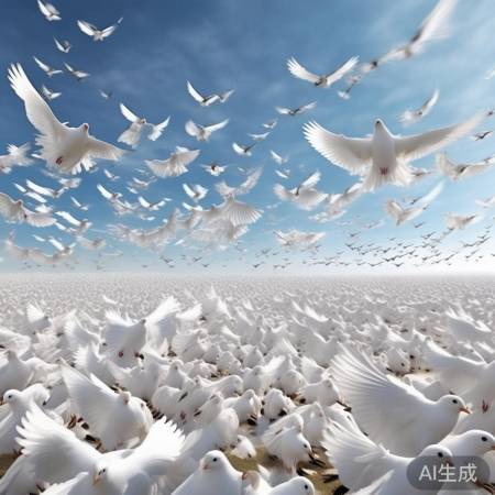 天安门放飞1万鸽群,和平鸽展翅翱翔背后的故事